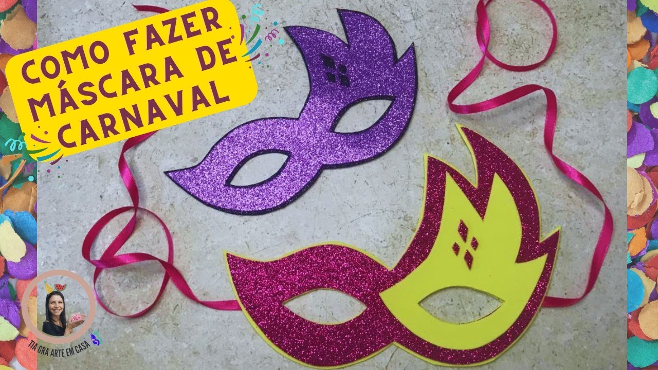 Como fazer máscara de carnaval? 