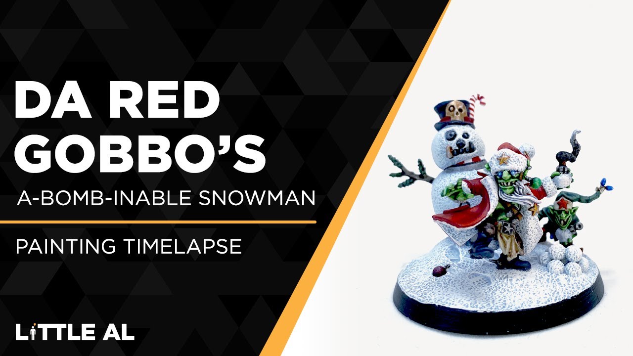 Da Red Gobbo's A-Bomb-inable Snowman Timelapse