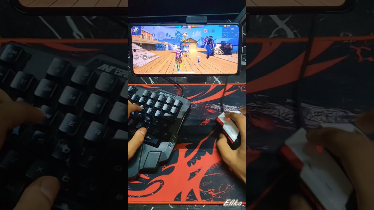 Mastering Free Fire: Keyboard and Mouse Gameplay with Handcam