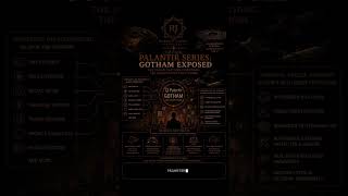 Palantir Series: Gotham: The AI Brain Reshaping Global Intelligence 🛰️ 