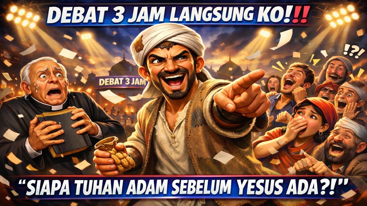 Gila‼️ Debat 3 Jam Berakhir Saat Abu Nawas Tanya “Siapa Tuhan Adam Sebelum Yesus Ada”