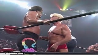 Sting and Lex Luger vs Ric Flair and Arn Anderson:WCW Tag Team Titles WCW Nitro June 10,1996 Part 2