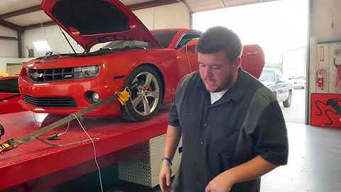 2010 Camaro dyno session ls3 cammed