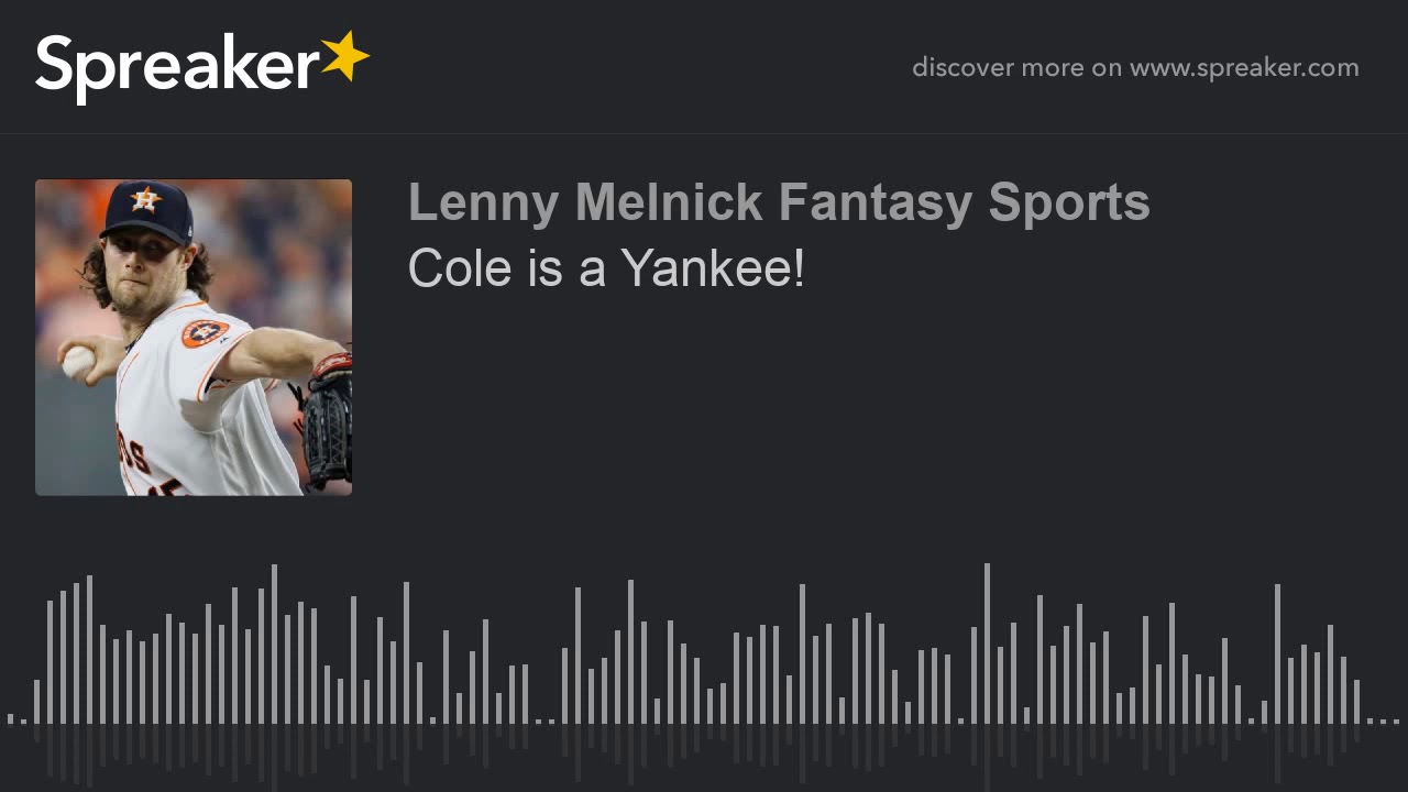 Cole is a Yankee!