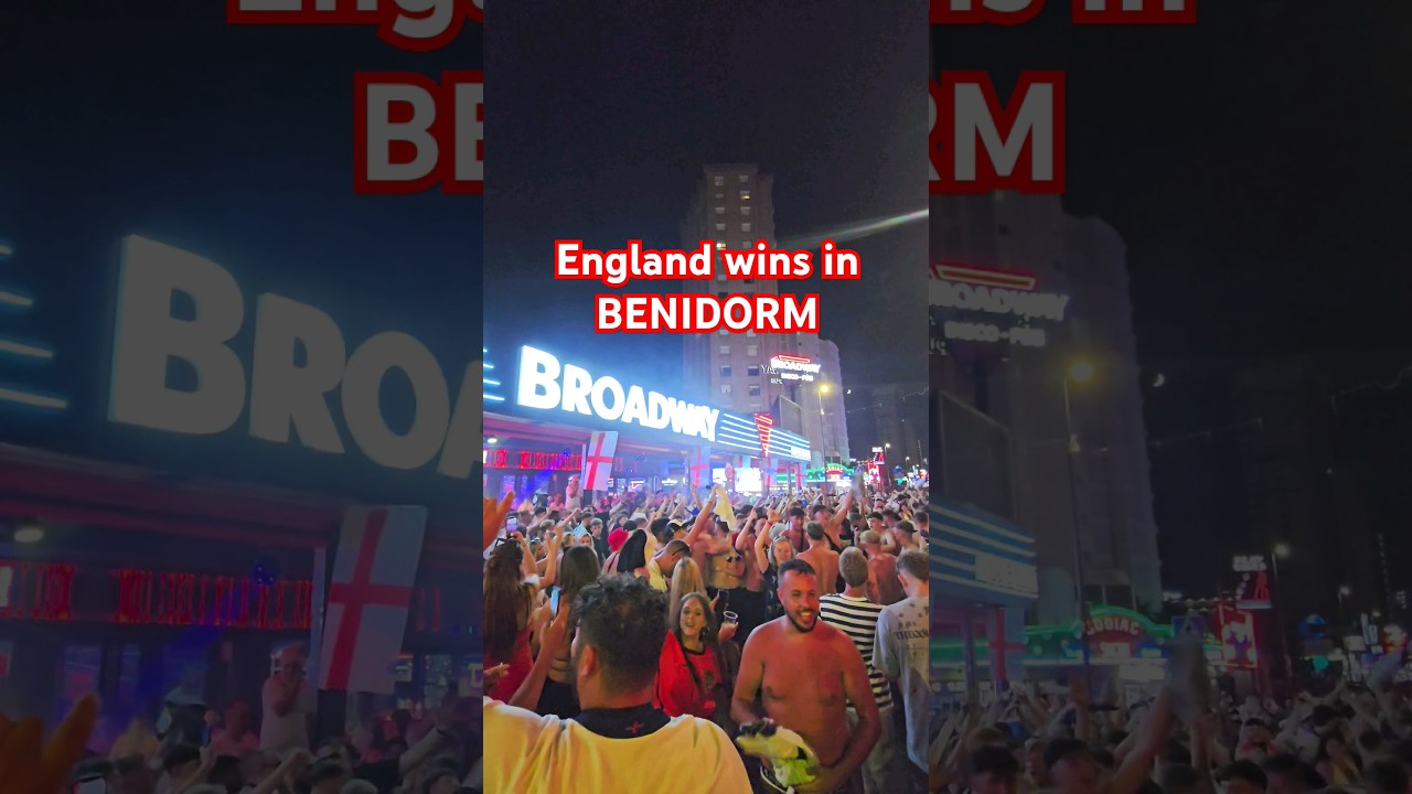England wins in Benidorm! 