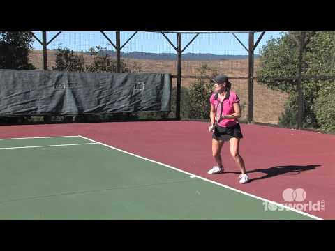 10Sworld.com - Tennis Backhand in Slow Motion by C...