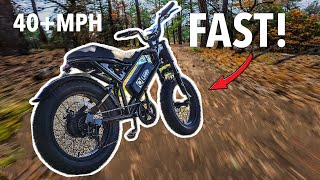 My FASTEST ebike yet! The Qlife SPARK GOES OVER 40MPH!