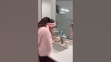my 3 hour night routine 🌸 #aesthetic #grwm #nightroutine #skincare