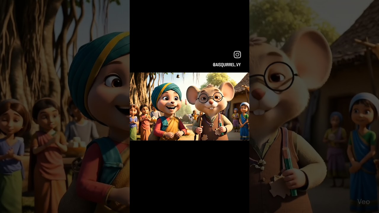 Gilly and Chintu inform Villagers about their Discovery.   