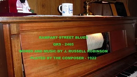 RAMPART STREET BLUES - PLAYED on my Stultz & Co. 1...