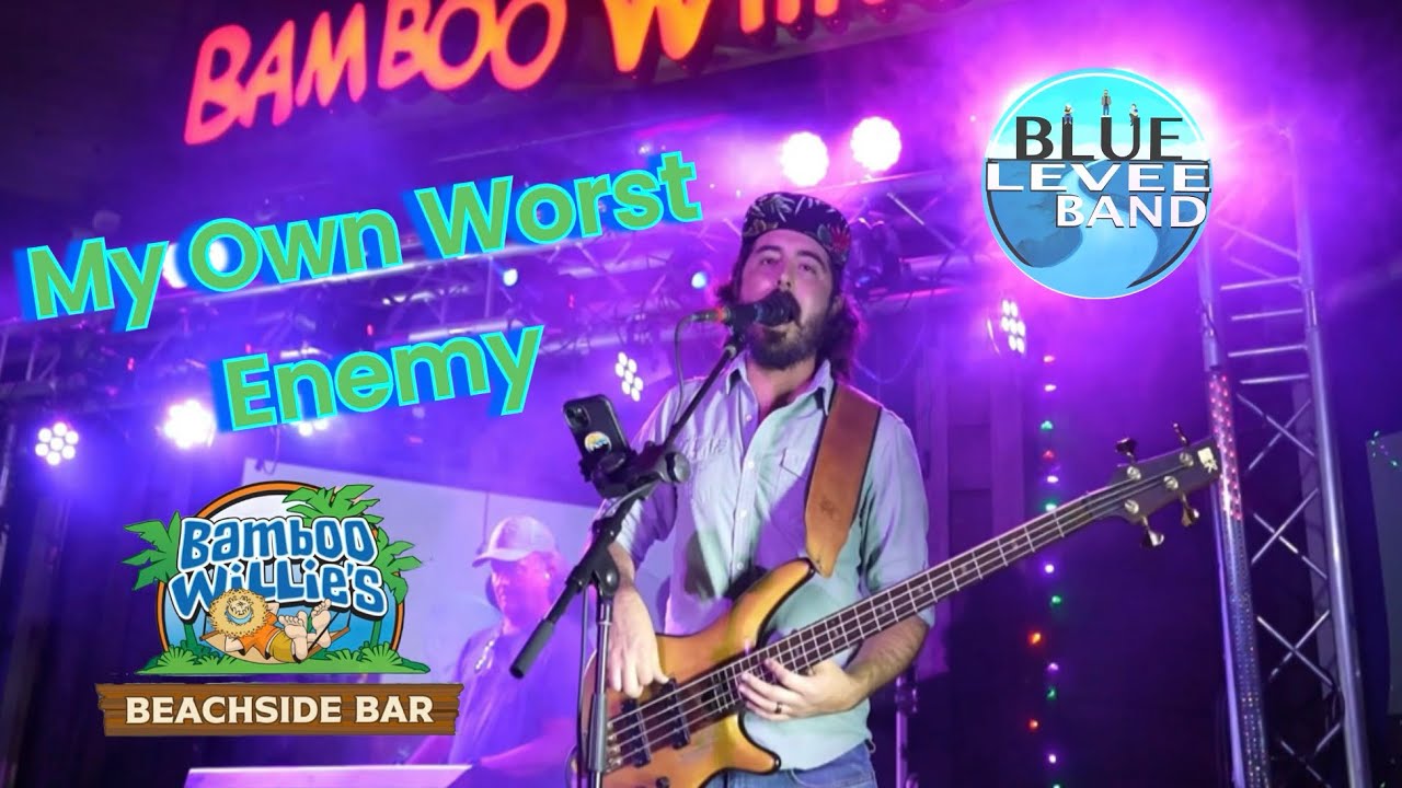 Blue Levee plays My Own Worst Enemy at Bamboo Willies on Pensacola Beach