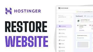 How To Restore Website in Hostinger - Full Guide 2025