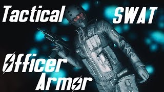 FALLOUT 4 - TACTICAL SWAT OFFICER ARMOR SHOWCASE - NEW ARMOR MOD - PC - BY MyCart