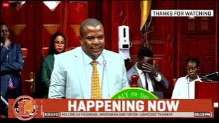 DRAMA AS WAMBOKA'S LAWYERS LECTURE CHAIR OF THE COMMITTEE LEADING LINTURI'S IMPEACHMENT HEARING