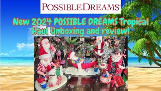 NEW 2024 Tropical Christmas Santa By: Possible Dreams! Unboxing & Review!