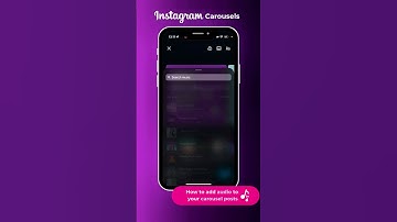 How to add music to Instagram carousel posts #instagramtips #instagramcarousel