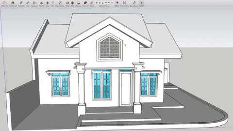 Sketchup tutorial house design PART 2