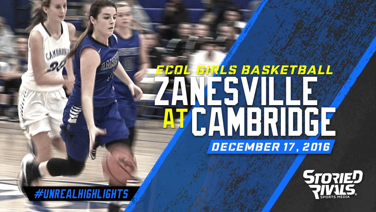 HS Girls Basketball Zanesville at Cambridge [12/17/16] YouTube
