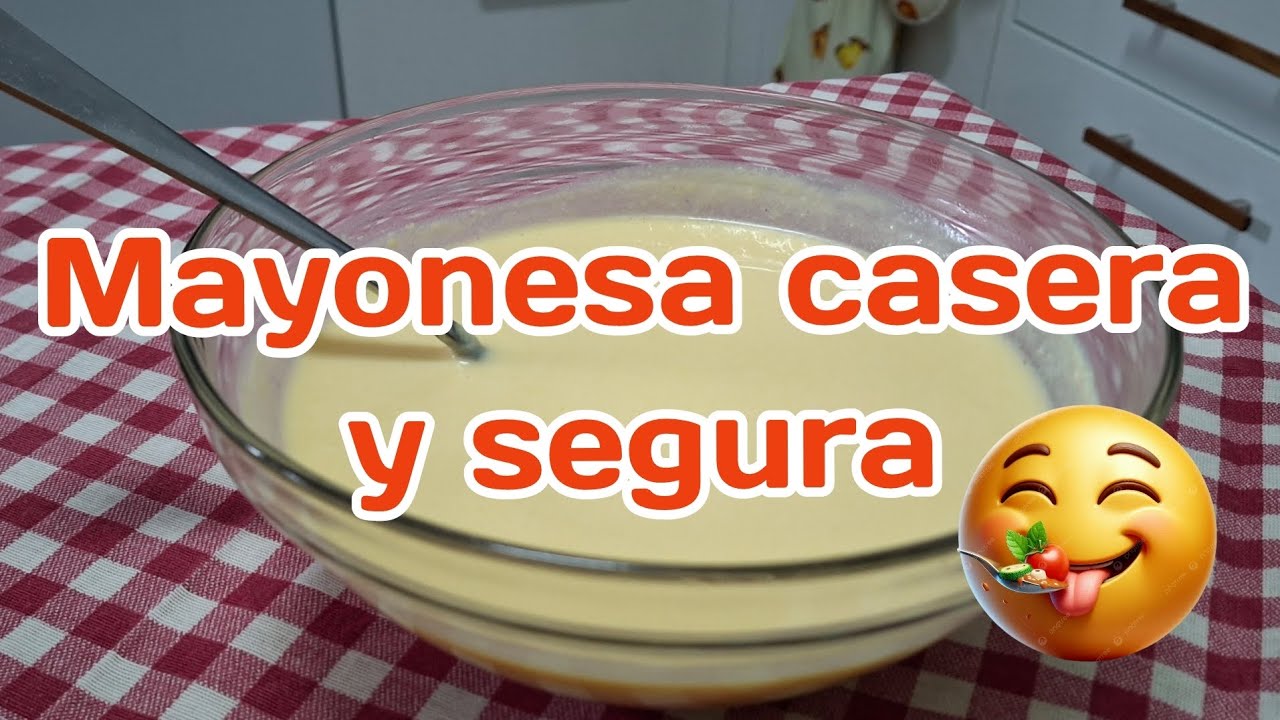 ✨ Mayonesa Casera, Segura y Rica | Fácil y Rápida 🍽️ #mayonesacasera #mayonesahuevococido #healthy