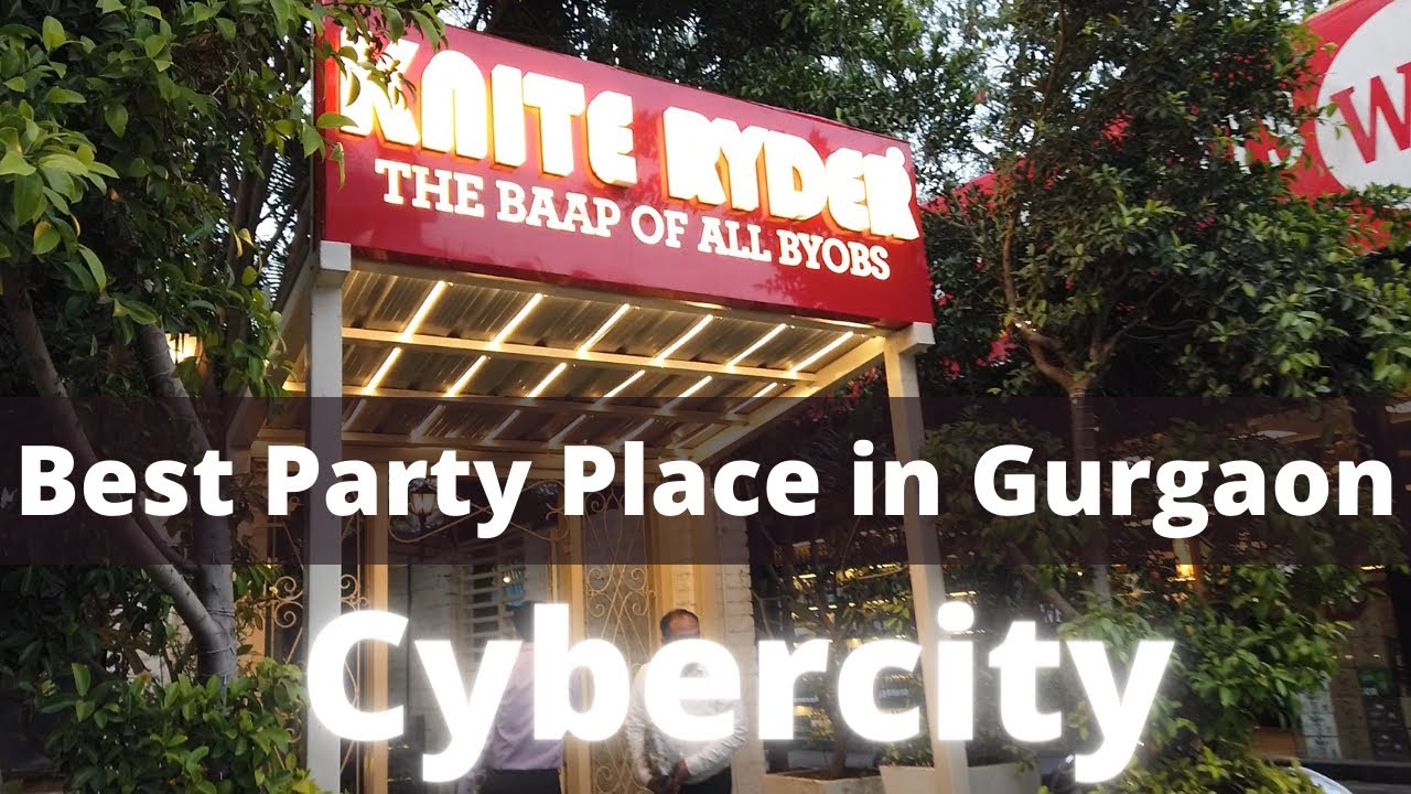 Best Party Place in Gurgaon Bring your Own Booze KniteRyder Food 