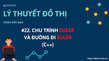 #22 [Lý thuyết đồ thị | Toán rời rạc]. Chu Trình Euler Và Đường Đi Euler