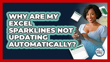 Why Are My Excel Sparklines Not Updating Automatically? - Docs and Sheets Pro