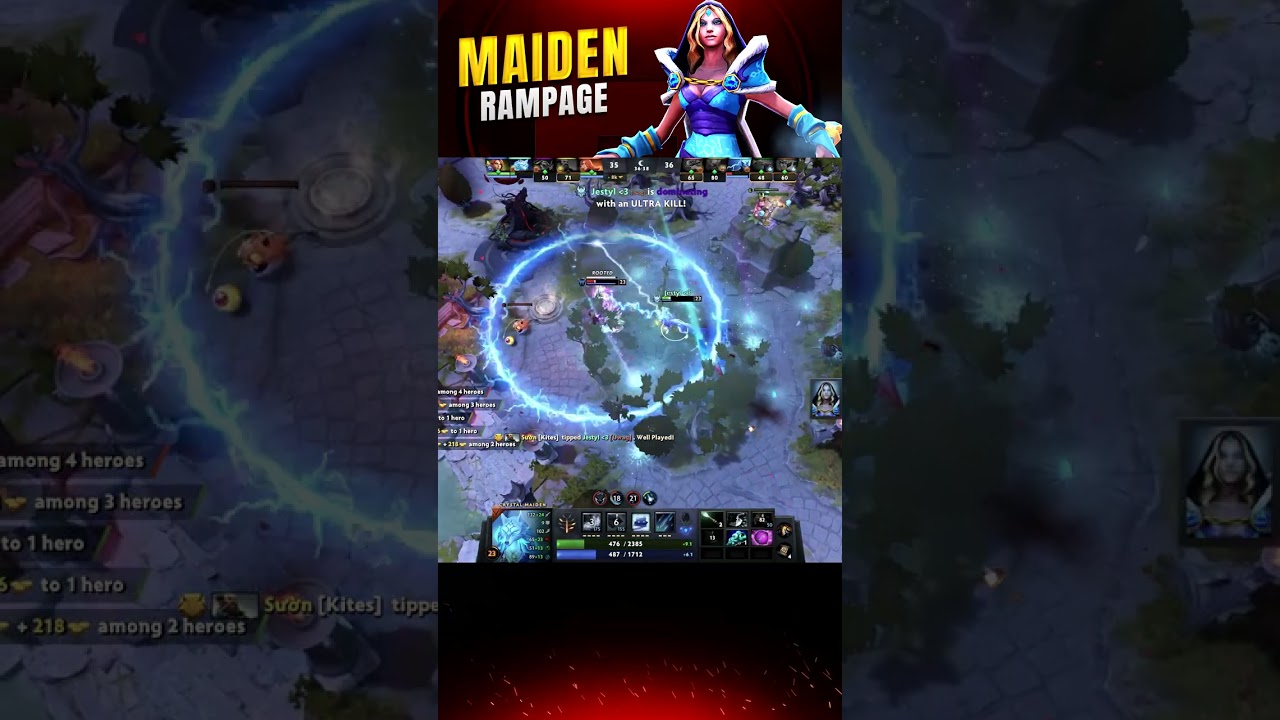 When Crystal Maiden becomes the Real Carry 