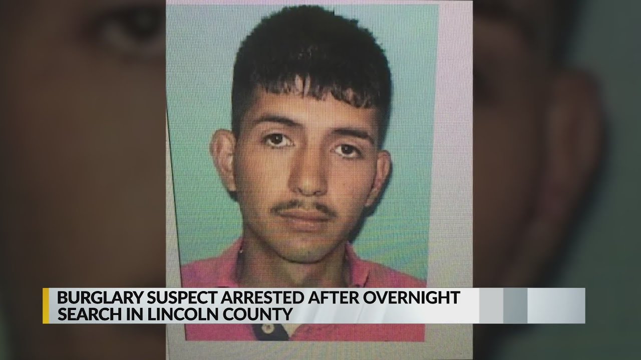 Burglary suspect arrested after overnight search in Lincoln County ...