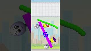 Draw To Smash ✏️🔥🎯 Perfect Puzzle Shot! Android iOS Gameplay #Shorts