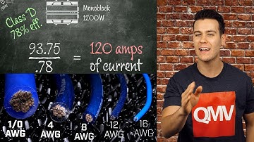 Power, Ground and Speaker Wires - What Wire Gauge Should You Use?