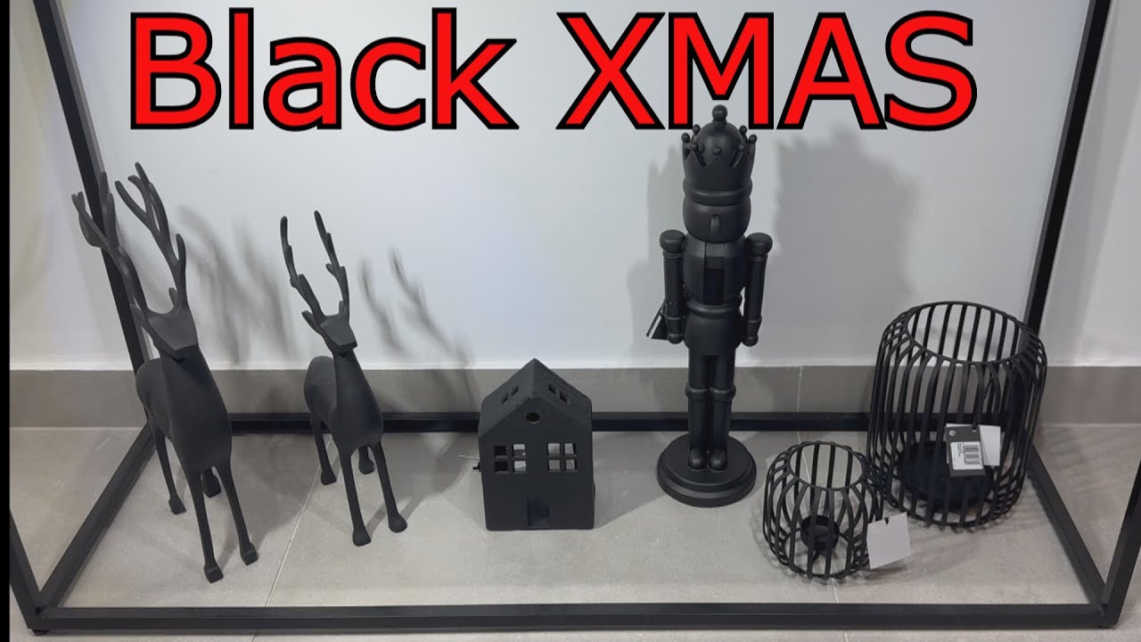 Villeroy & Boch Black XMAS Edition // Reindeer, Nutcracker, Hurricane lamp // UNBOXING & REVIEW