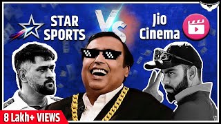 Jio Cinema Vs Star Sports | Is Ambani  Killing Star Sports? Case Study | Rahul Malodia