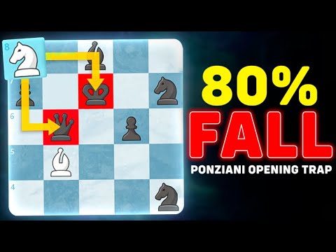 The Trap That Even Grandmasters Fall For (Ponziani Opening Trap)