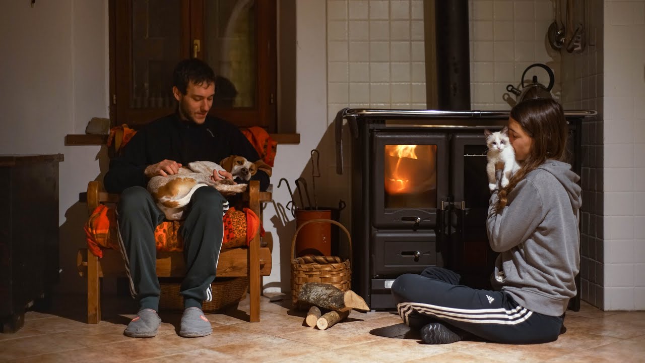 Confortevole Giornata d'Autunno vicino alla Stufa a Legna | Vita in Appennino #41