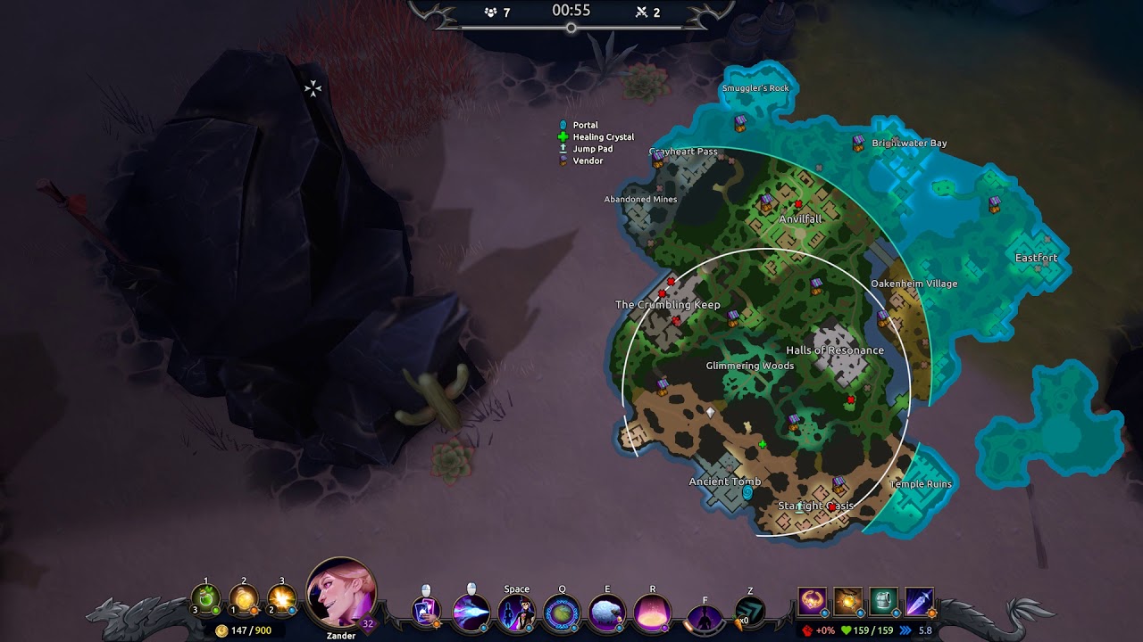 Battlerite Royale Zander Win Gameplay