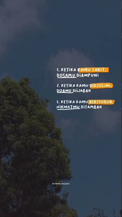 KEKALKAN IMAN YA KAWAN DAN SELALU BERSYUKUR || STORY WA☺️ || MOTIVASI HARI INI.