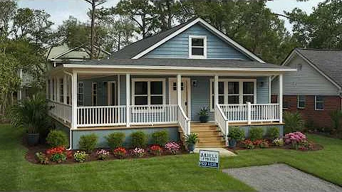 INCREDIBLY GORGEOUS AND TIMELESS COTTAGE! Floor Plan: Seagrove.  Built in Oak Island, NC.