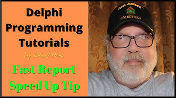 How to speed up FastReport in your Delphi programs!