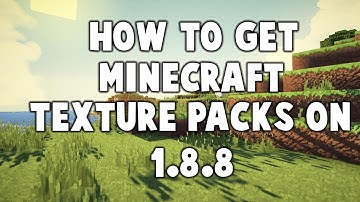How To Download & Install Texture Packs/ Resource Packs In 1.8.8 and 1.8.1