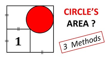 Can YOU Somehow Calculate the Area of This Inscribed RED Circle? | Geometry Puzzle