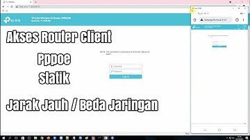 Remote Router Client Bulanan ( Pppoe / Statik ) di Luar Jaringan