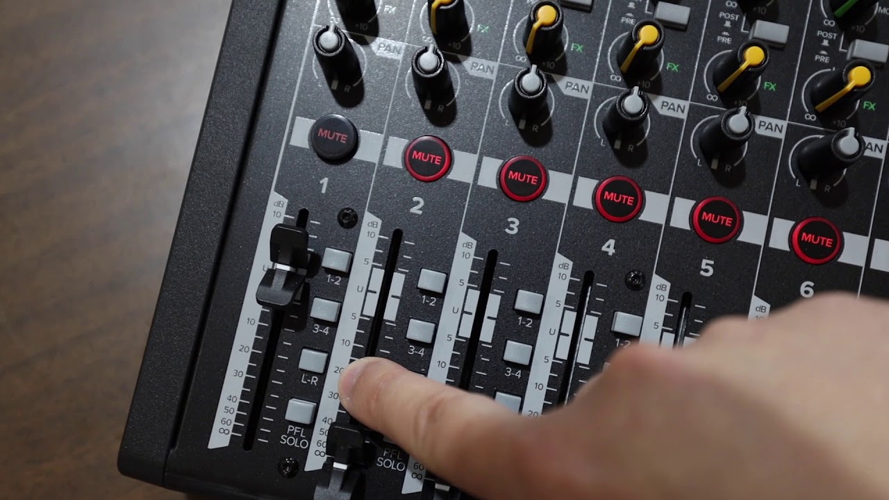 ProFX22v3 audio mixer tutorial/user guide - YouTube