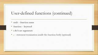 R Programming: Video 4 - User-defined functions (continued), Factor Variables