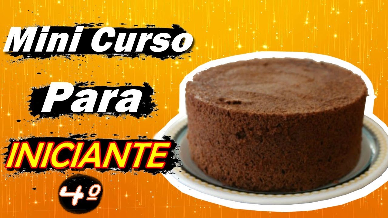 Pão de ló de chocolate para Bolo de 1kg