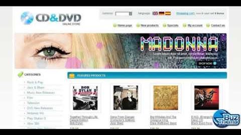 Download DVD Store OsCommerce Template by  Di TM