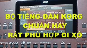 DEMO  BỘ TIẾNG ( SOUND ) ĐÀN KORG PA900 - PA700 - PA1000  PHẦN 1