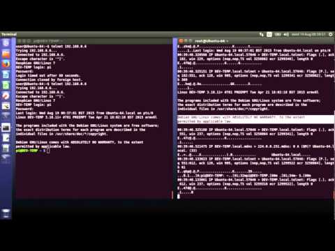 Connecting to Raspberry Pi ssh Vs telnet Security Issue Demonstrated