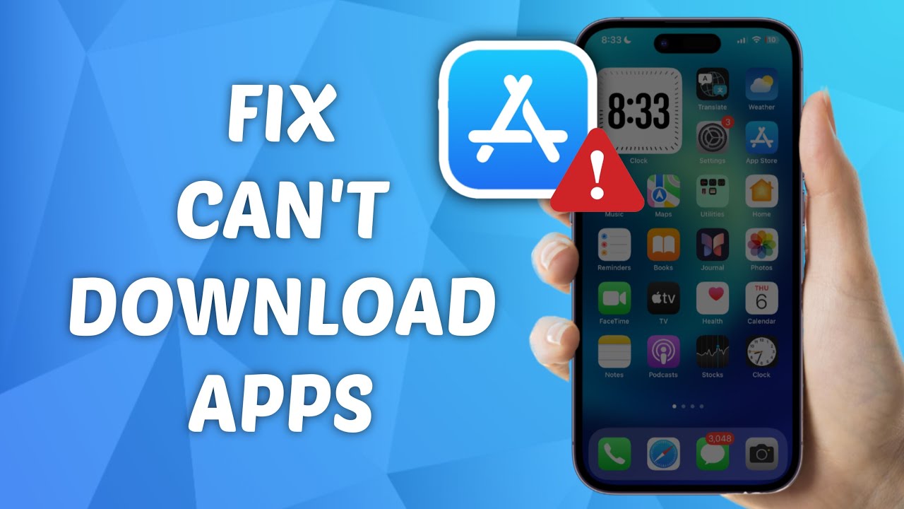 How to Fix Can’t Download Apps on iPhone - YouTube