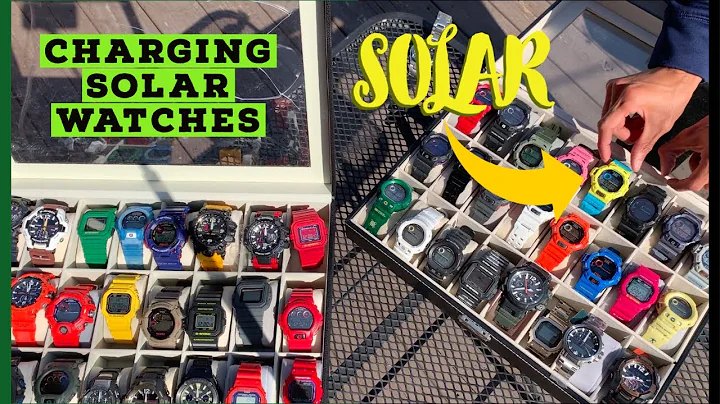 How to Charge Your Solar Watch - Proper Solar Charging Etiquette - Charging My Solar G-Shock Watches