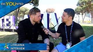 Jurij Veklenko - &quot;Run With The Lions&quot; Interview (Lithuania) | Eurovision Song Contest 2019